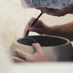 burnishing pottery